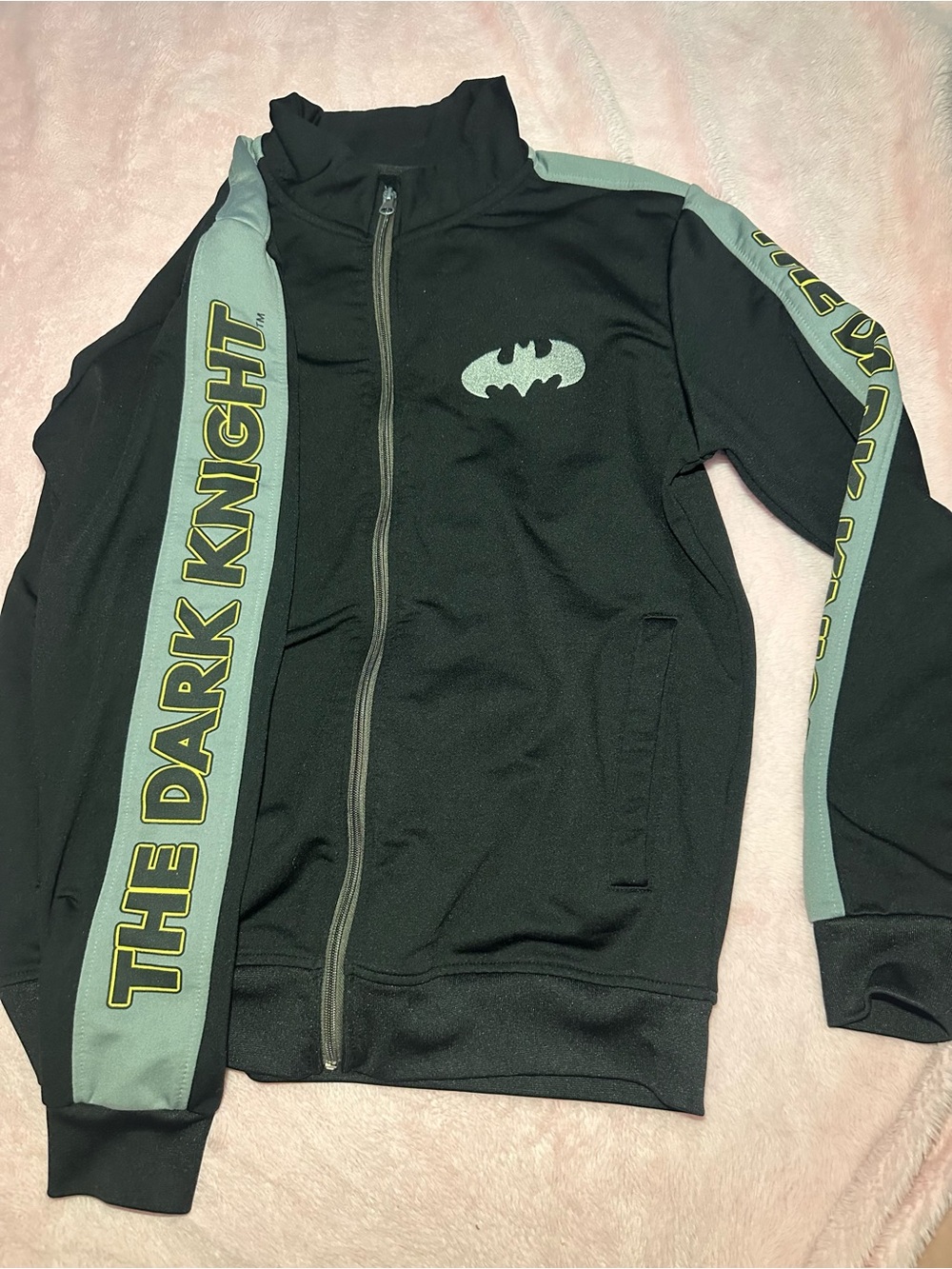 Six Flags Batman Kids' Black & Gray 'The Dark Knight' Zip-Up